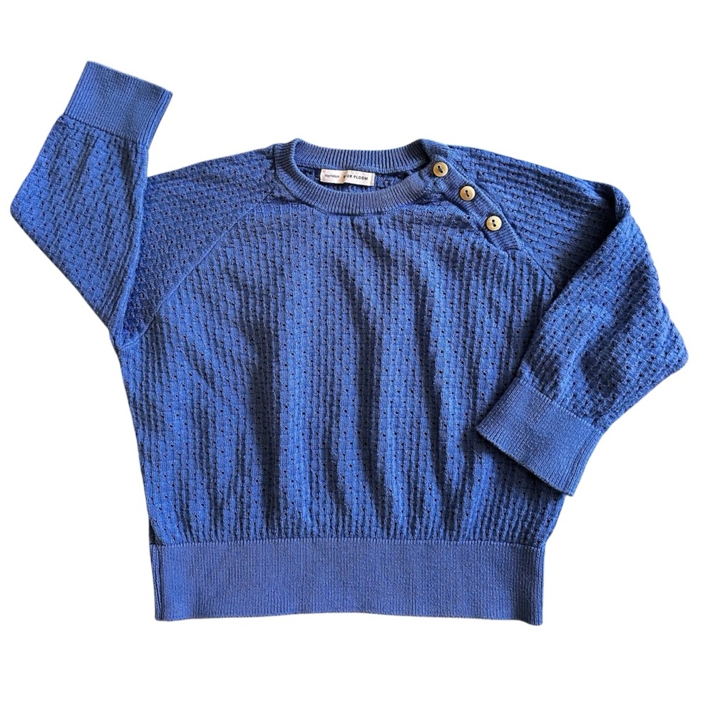 Soor Ploom Lou Pullover, Blue Jay, Size 10y